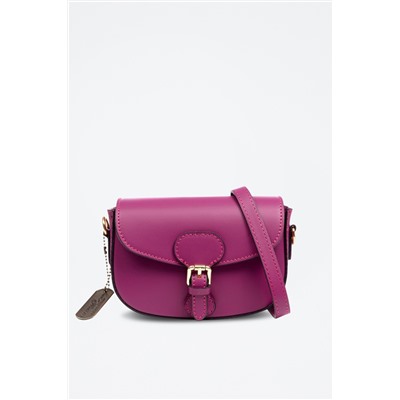 Bandolera de piel Annone Violeta