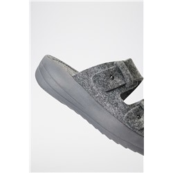 Sandalias con plataforma Gris jaspeado