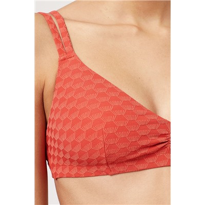 Sujetador de biquini Boucle Ladrillo rojizo