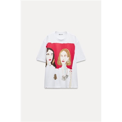 GIRLS PRINT T-SHIRT