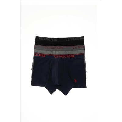 Erkek Lacivert 3'lü Boxer