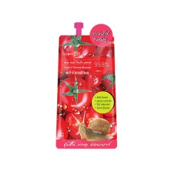 БУСТЕР ДЛЯ ЛИЦА С МУЦИНОМ УЛИТКИ И ТОМАТОМ 99,8% 15 ГР / SNOWGIRL SNAIL & TOMATO BOOSTER 99,8% 15 G