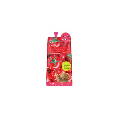 БУСТЕР ДЛЯ ЛИЦА С МУЦИНОМ УЛИТКИ И ТОМАТОМ 99,8% 15 ГР / SNOWGIRL SNAIL & TOMATO BOOSTER 99,8% 15 G