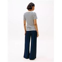 Side-Tie Crewneck T-Shirt