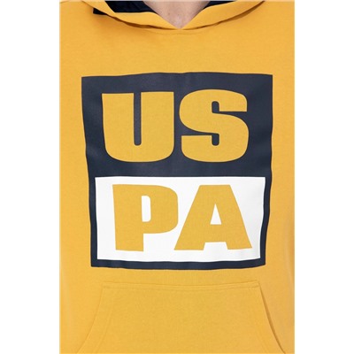 Erkek Safran Kapüşonlu Sweatshirt