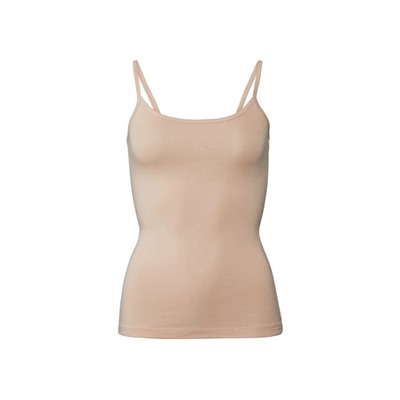 ESMARA® Lingerie ESMARA® Spaghettiträgerhemden Damen, 3 Stück, mit Bio-Baumwolle und Elasthan