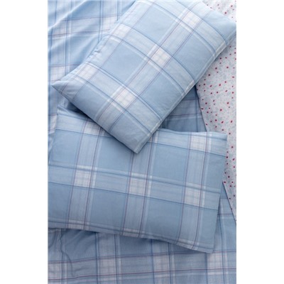 Blanch King Size %100 Pamuk Ranforce Baskılı Nevresim Takımı - Mavi