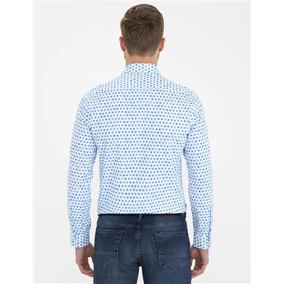 Saks Slim Fit Uzun Kollu Gömlek