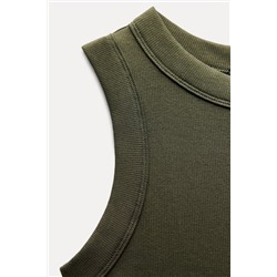 WIDE-RIBBED TOP