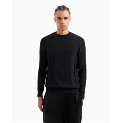 CREWNECK SWEATER WITH JACQUARD WORKMANSHIP