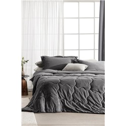 Kaira Çift Kişilik Comforter Set - Antrasit