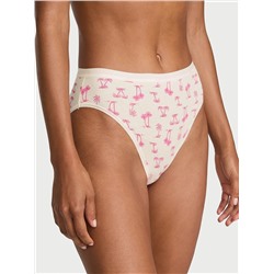 Stretch Cotton High-Leg Brief Panty