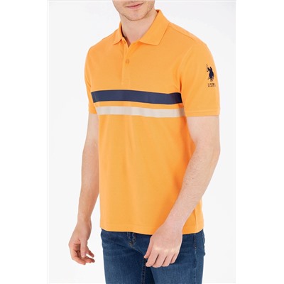 Erkek Turuncu Polo Yaka Tişört