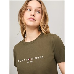 Embroidered Tommy Logo T-Shirt