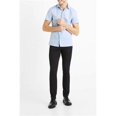 Camisa slim fit - Azul