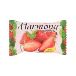 Мыло туалетное с клубничным ароматом Harmony 75 гр / Harmony Strawberry Scent Fruity Soap 75g