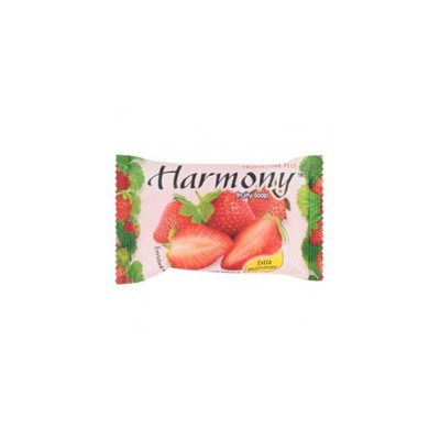 Мыло туалетное с клубничным ароматом Harmony 75 гр / Harmony Strawberry Scent Fruity Soap 75g
