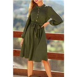 Ride It Out Green Midi Dress