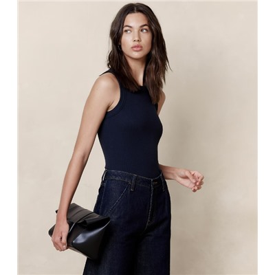 Ribbed Racer Tank