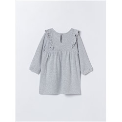 VESTIDO DE PUNTO CON VOLANTES