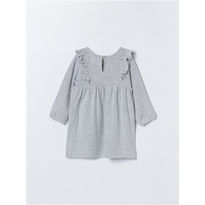 VESTIDO DE PUNTO CON VOLANTES