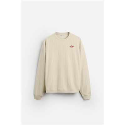 SUDADERA RAYAS BORDADO
