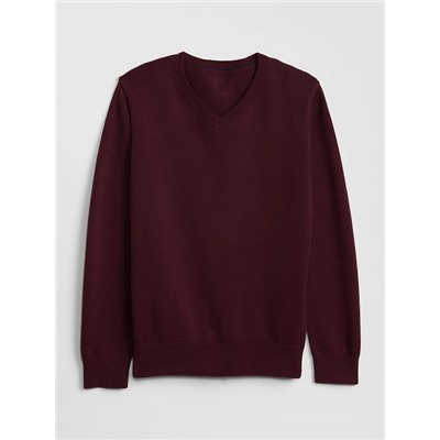 Kids Uniform V-Neck Sweater