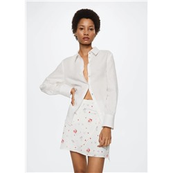 Falda cruzada estampada -  Mujer | MANGO OUTLET Melilla