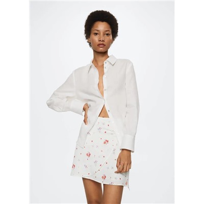 Falda cruzada estampada -  Mujer | MANGO OUTLET Melilla