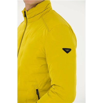Erkek Neon Sarı Mont
