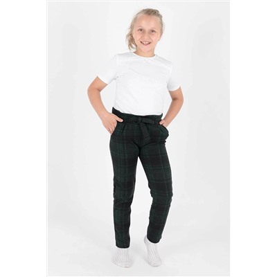 AHENGİM Kids Kız Çocuk Kuşaklı Pantolon Ak2201 TYC00213535645
