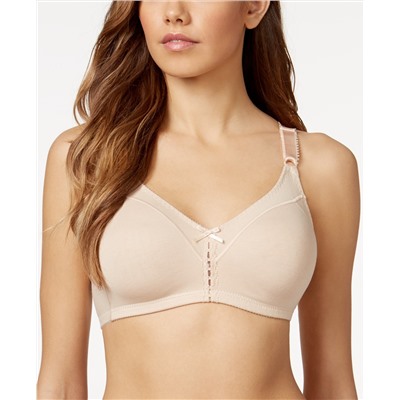 Bali Double Support Cotton Wireless Bra with Cool Comfort 3036