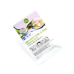 Ночная несмываемая маска с жемчугом и улиточной слизью от Baby Bright 6 гр / Baby Bright Abalone Pearl & Snail Sleeping Mask 6g