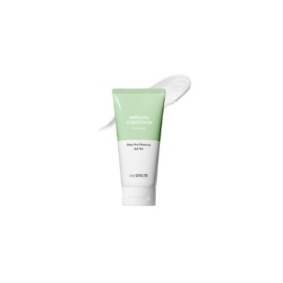 Natural Condition Scrub Foam (Deep pore Cleansing), Пенка-скраб для лица с содой, яичным белком и экстрактом портулака для глубкого очищения пор