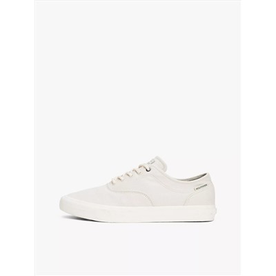 Embossed Logo Canvas Sneaker