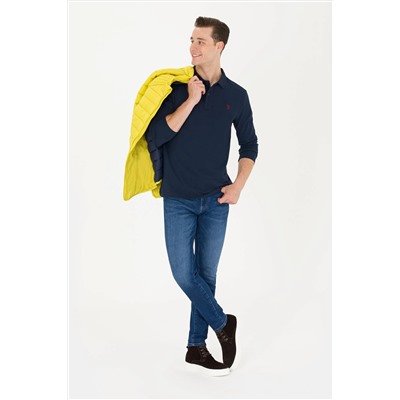 Erkek Lacivert Basic Sweatshirt