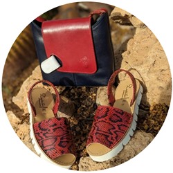 ZAPATOS · 2364 · serpiente+Vera Рelle colores СИНИЙ С ГРАНАТОВЫМ АКЦИЯ