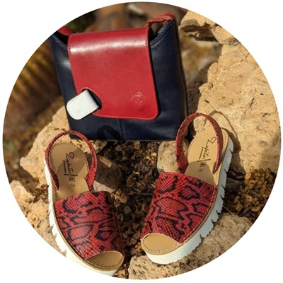 ZAPATOS · 2364 · serpiente+Vera Рelle colores СИНИЙ С ГРАНАТОВЫМ АКЦИЯ