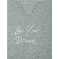 Джемпер из петельчатого футера двухнитки с эластаном