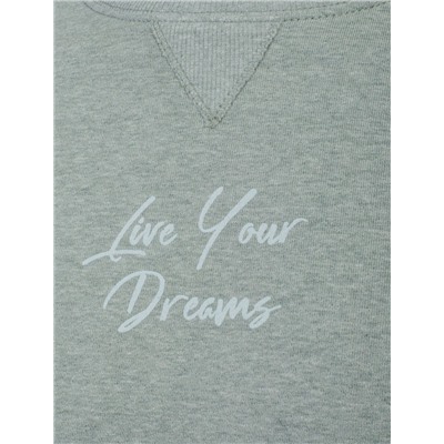 Джемпер из петельчатого футера двухнитки с эластаном