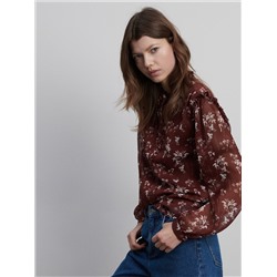 Bluse aus Chiffon