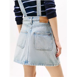 Tommy Jeans Faded Denim Overall Dress