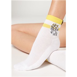 Kurze Socken im Sport-Stil mit Motiv Keith Haring™