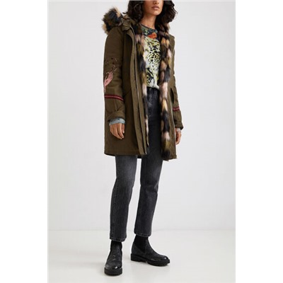 Parka militar reversible