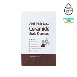 [Sample] Anti-Hair Loss Ceramide Scalp Shampoo (10ea), Cлабокислотный шампунь с керамидами против выпадения волос