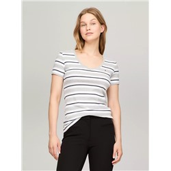 Stripe V-Neck Favorite T-Shirt