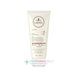 Laino Crème de Douche Nutritive Confort Karité, Fleurs d'Hibiscus & Sésame BIO 200ml