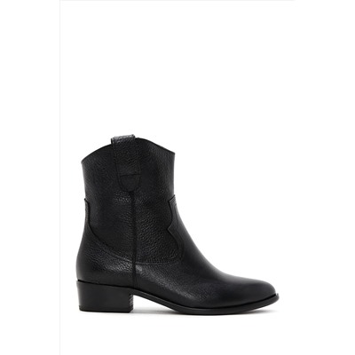 Derimod Kadın Deri Kovboy Western Düz Bot 23WFD1503FT