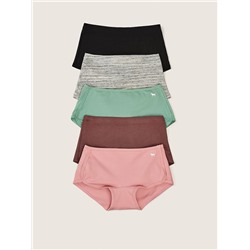 PINK 5-PACK COTTON BOYSHORT