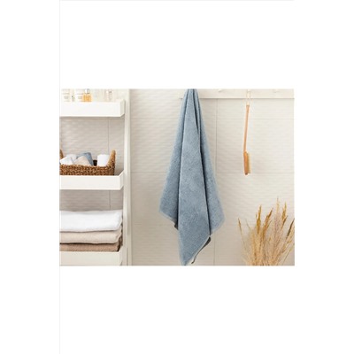English Home Leafy Bambu Banyo Havlusu 70x140 Cm İndigo 10024379